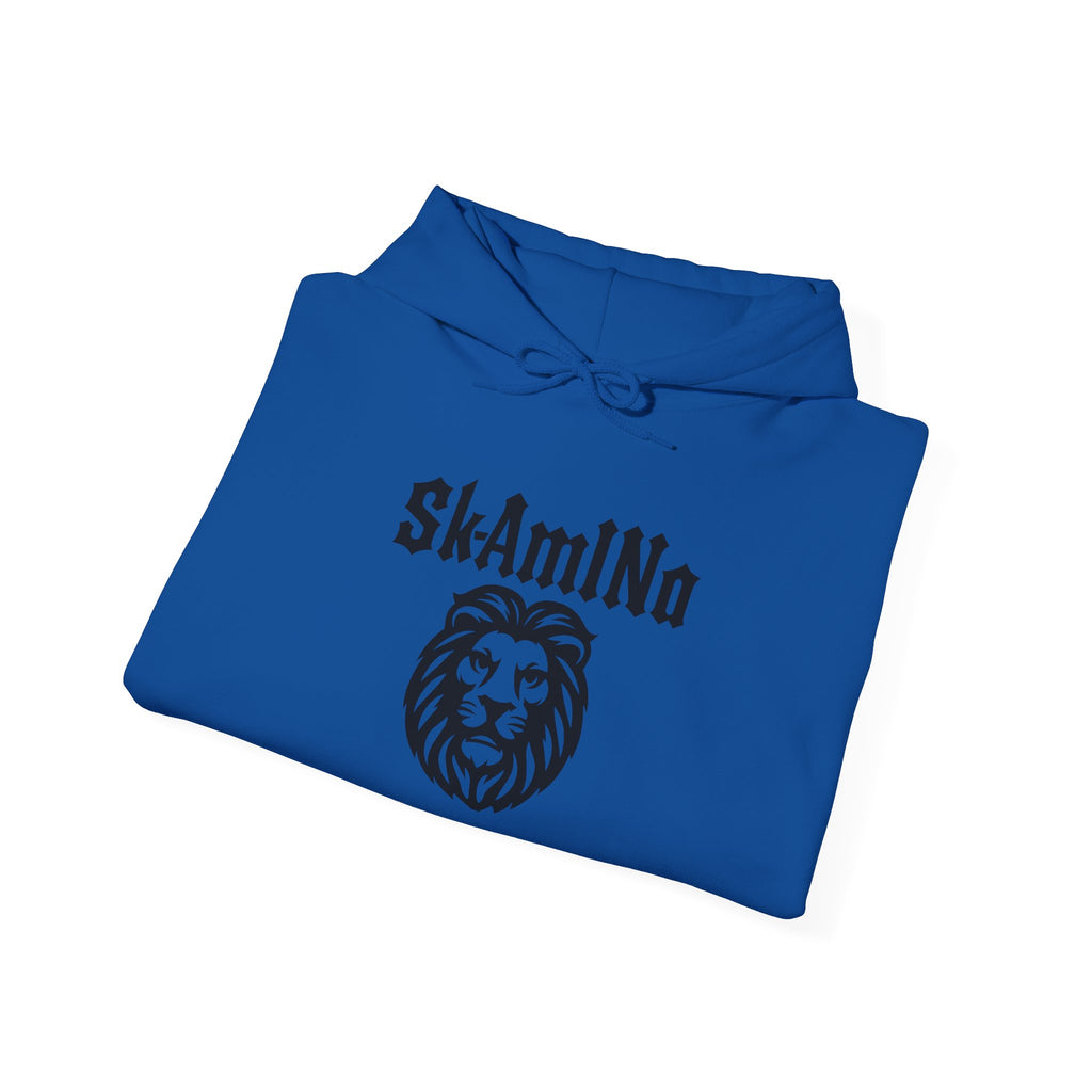 Sweat à capuche graphique SkAmina Lion, sweat-shirt unisexe en mélange lourd, vêtements décontractés confortables, cadeau pour les amoureux du lion, style streetwear, pull confortable