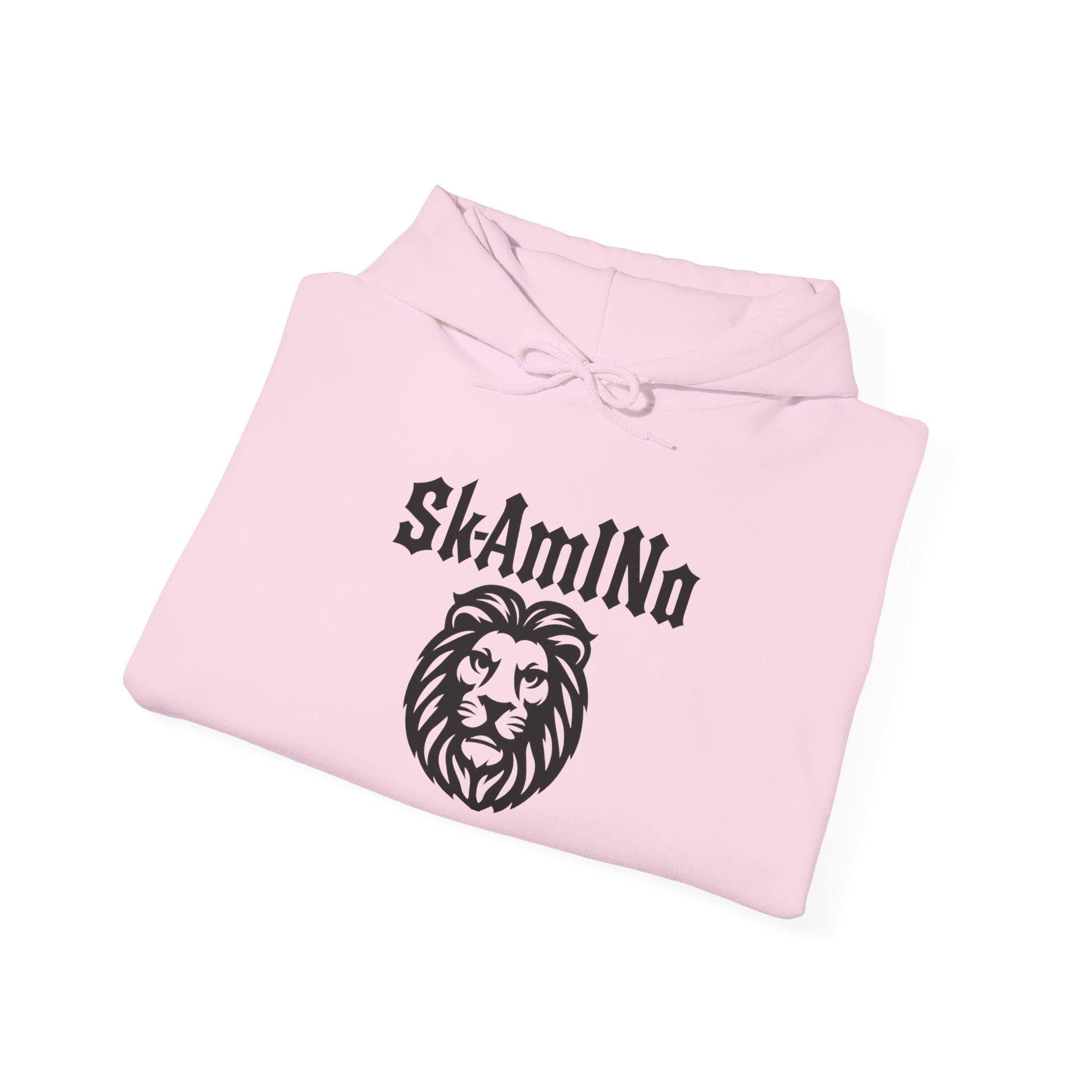 Sweat à capuche graphique SkAmina Lion, sweat-shirt unisexe en mélange lourd, vêtements décontractés confortables, cadeau pour les amoureux du lion, style streetwear, pull confortable