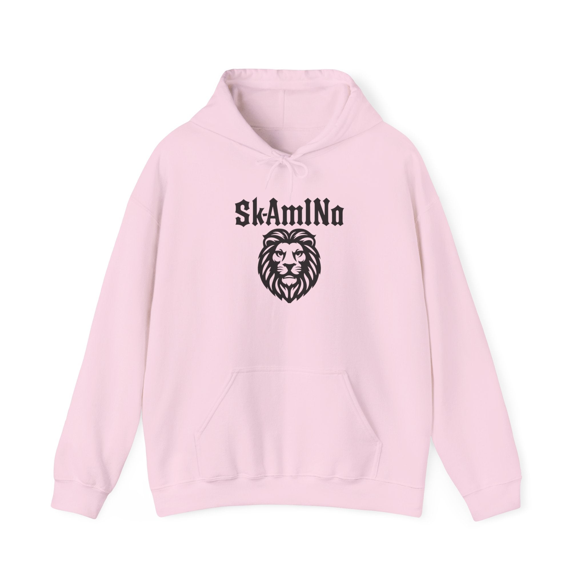 Sweat à capuche graphique SkAmina Lion, sweat-shirt unisexe en mélange lourd, vêtements décontractés confortables, cadeau pour les amoureux du lion, style streetwear, pull confortable